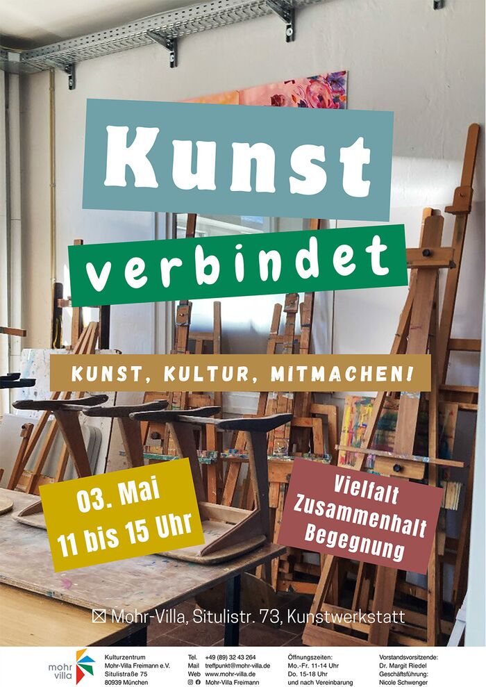 Plakat zur Veranstaltung: FSJ Projekt: Kunst verbindet