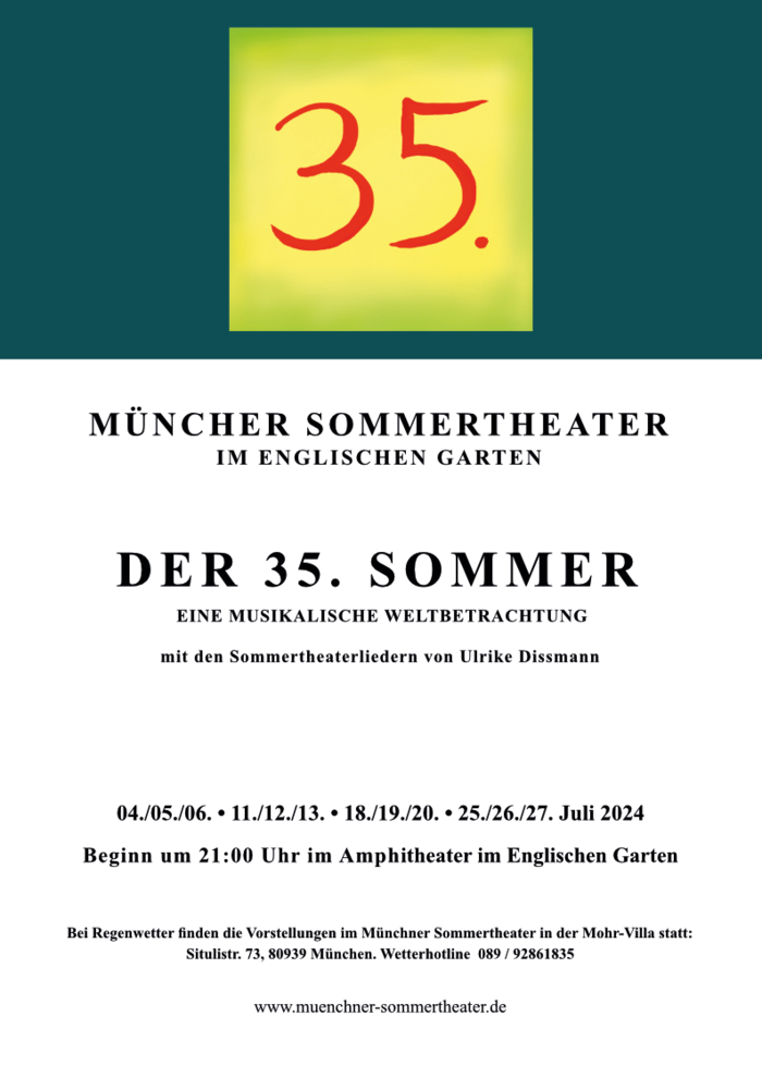 Plakat zur Veranstaltung: Der 35. Sommer