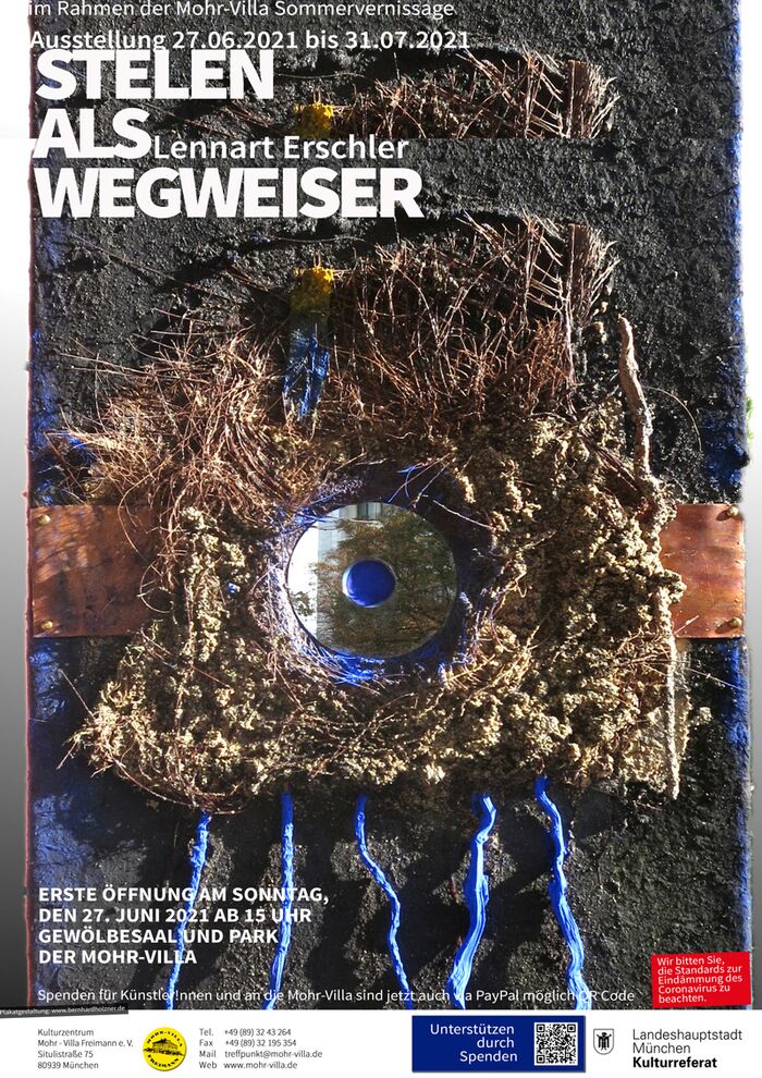 Plakat zur Veranstaltung: Stelen als Wegweiser