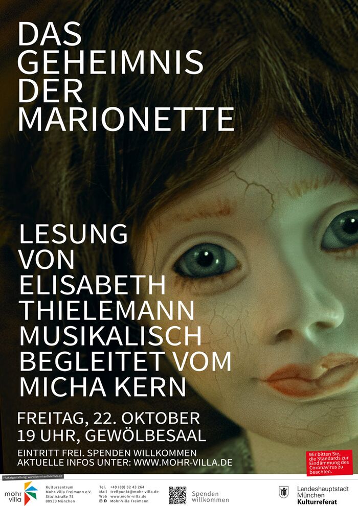 Plakat zur Veranstaltung: Das Geheimnis der Marionette