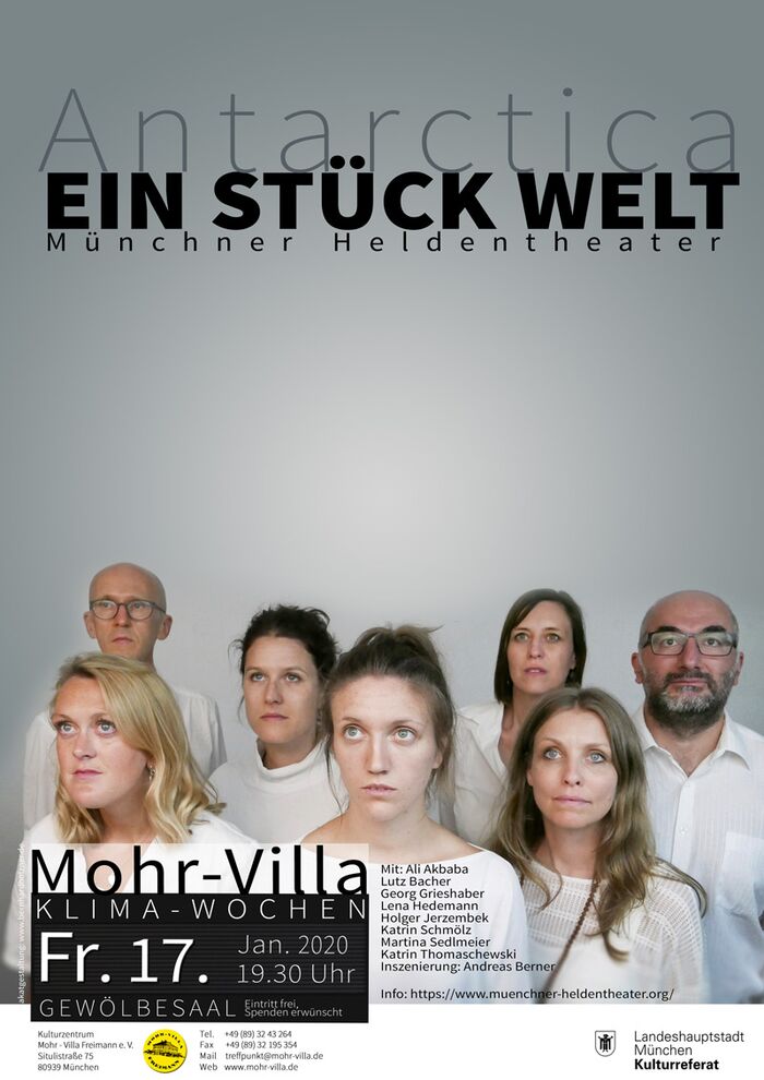 Plakat zur Veranstaltung: Antarctica - Ein Stück Welt