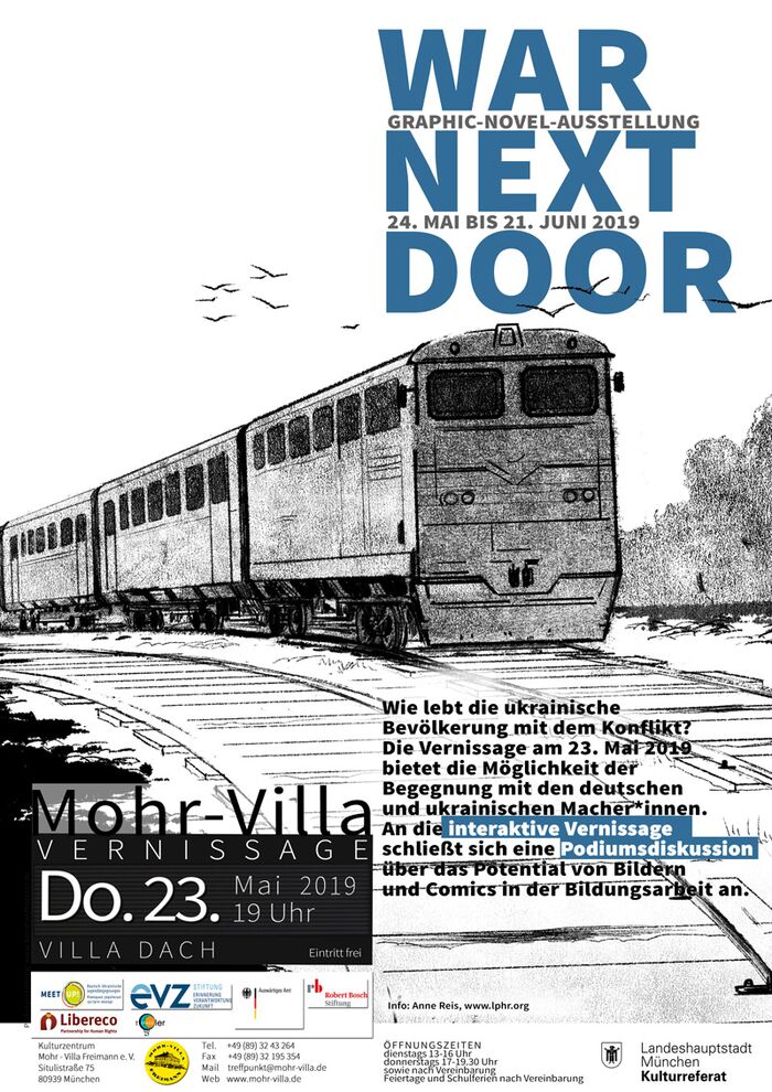 Plakat zur Veranstaltung: War next door