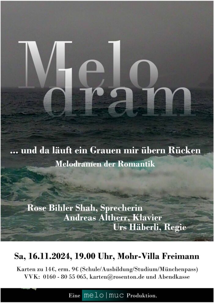 Plakat zur Veranstaltung: Melodram