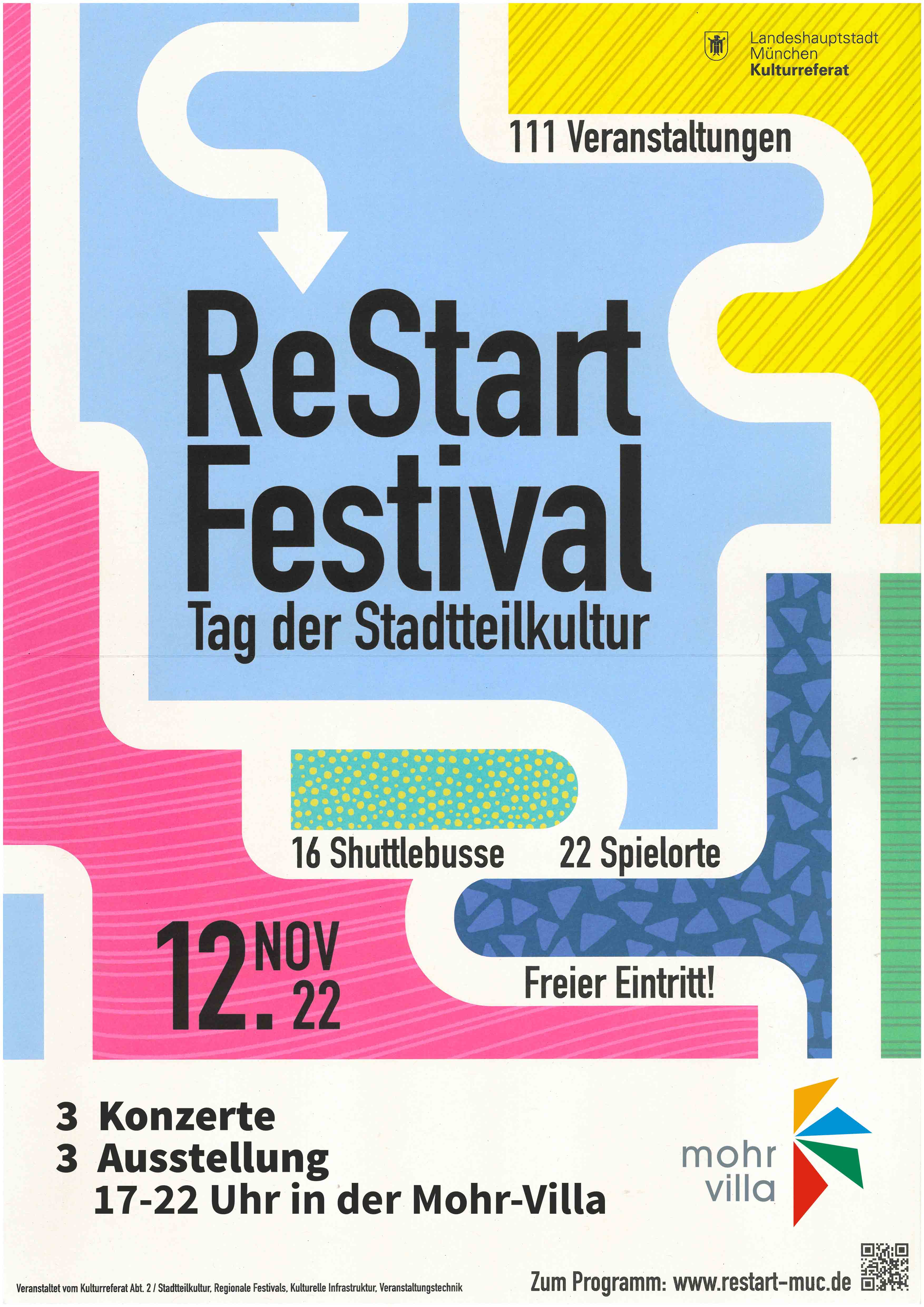 Plakat zur Veranstaltung: ReStart Festival